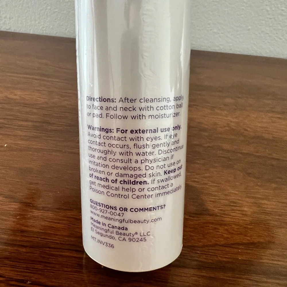 Cindy Crawford Meaningful Beauty Pore Refining Toner 180 ml, 6 oz Sealed - Picture 3 of 5